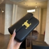 Túi Đeo Chéo Nữ Celine Dáng Dài 2 Màu Trắng Đen Khóa Vàng 17 Túi Đeo Chéo Nữ Celine Dáng Dài Màu Đen Xích Vàng Size 22