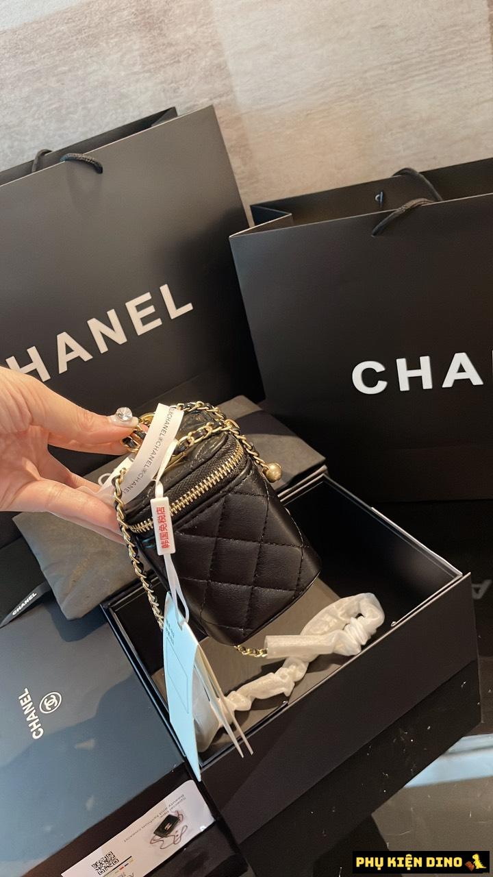 Túi Đeo Chéo Túi Cốp Chanel Vanity With Chain Màu Đen Size 17 Và Size 13 3 Túi Đeo Chéo Túi Cốp Chanel Vanity With Chain Màu Đen Size Nhỏ