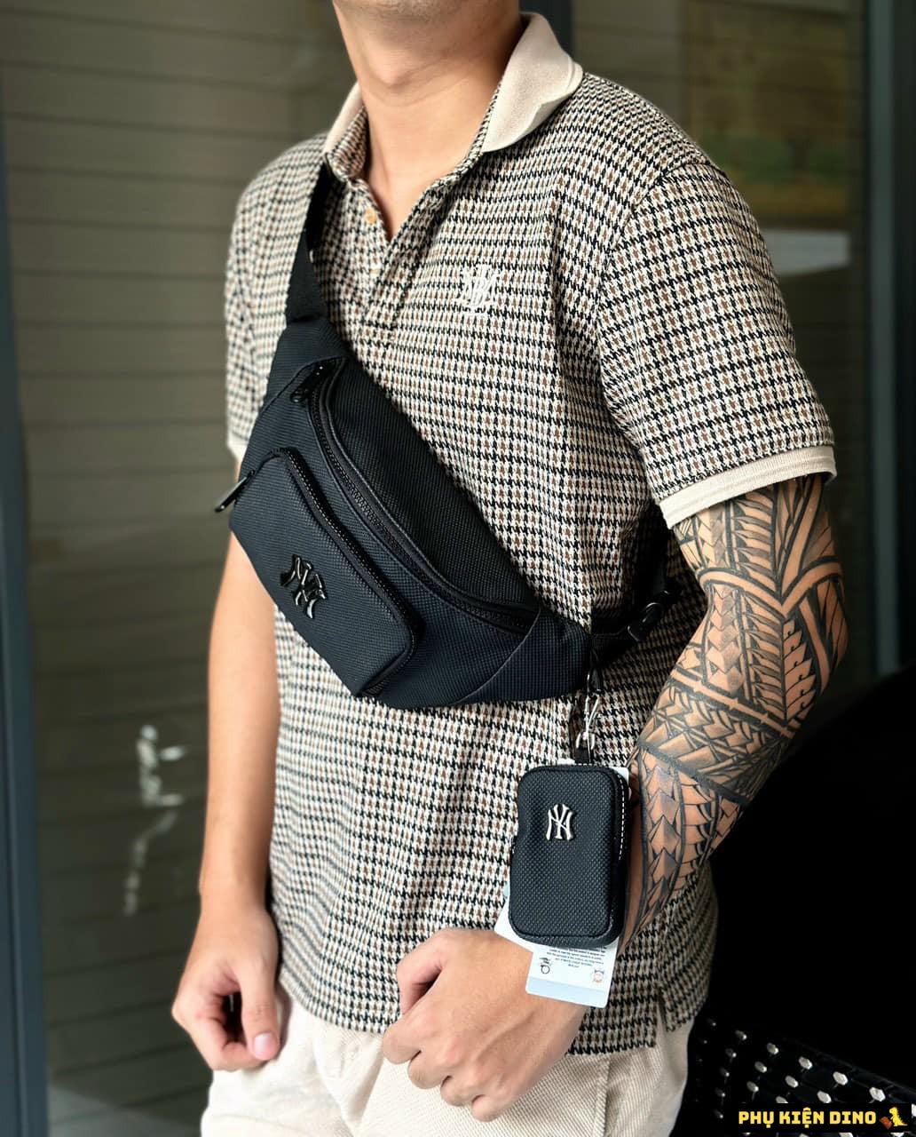 Túi Đeo Chéo Túi Đeo Hông Bao Tử MLB Đen 6 Túi Đeo Chéo Túi Đeo Hông Bao Tử MLB Black