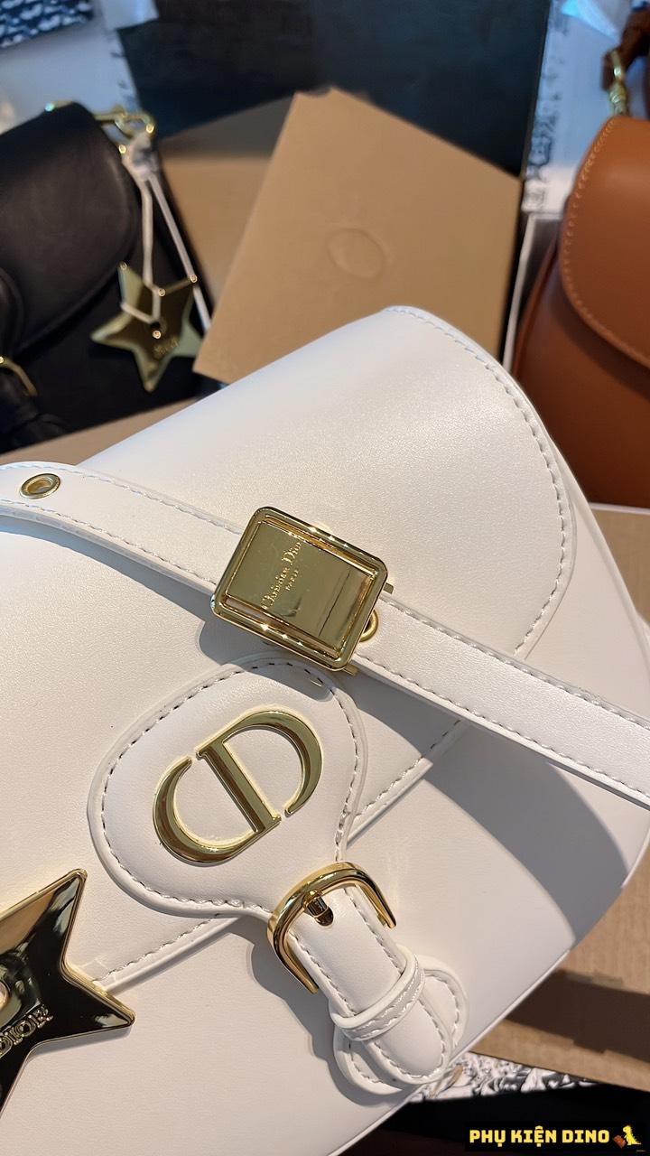 Túi Dior Bobby Medium Size 20 3 màu Đen Nâu Trắng TXN20004 10 Túi Dior Bobby Bag Latte Box Calfskin White