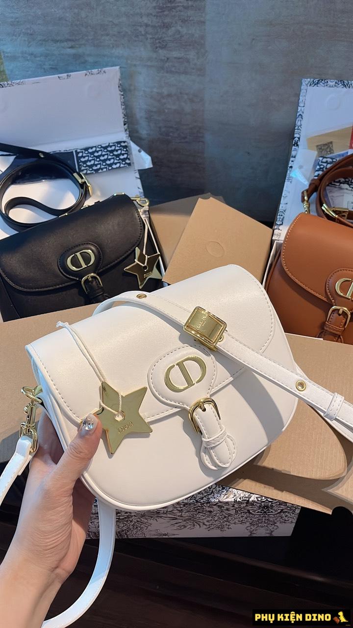 Túi Dior Bobby Medium Size 20 3 màu Đen Nâu Trắng TXN20004 7 Túi Dior Bobby Medium Size 20 màu Trắng