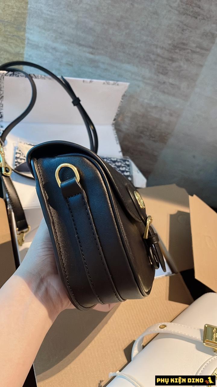 Túi Dior Bobby Medium Size 20 3 màu Đen Nâu Trắng TXN20004 4 Túi Dior Bobby Tag Sao Màu Đen