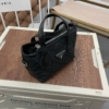 Túi Giỏ Xách Nữ Prada Mini Black Màu Đen 10 Túi Giỏ Xách Nữ Prada Black Màu Đen