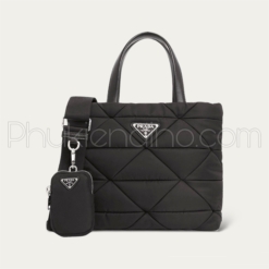 Túi Giỏ Xách Nữ Prada Mini Black Màu Đen Like Auth