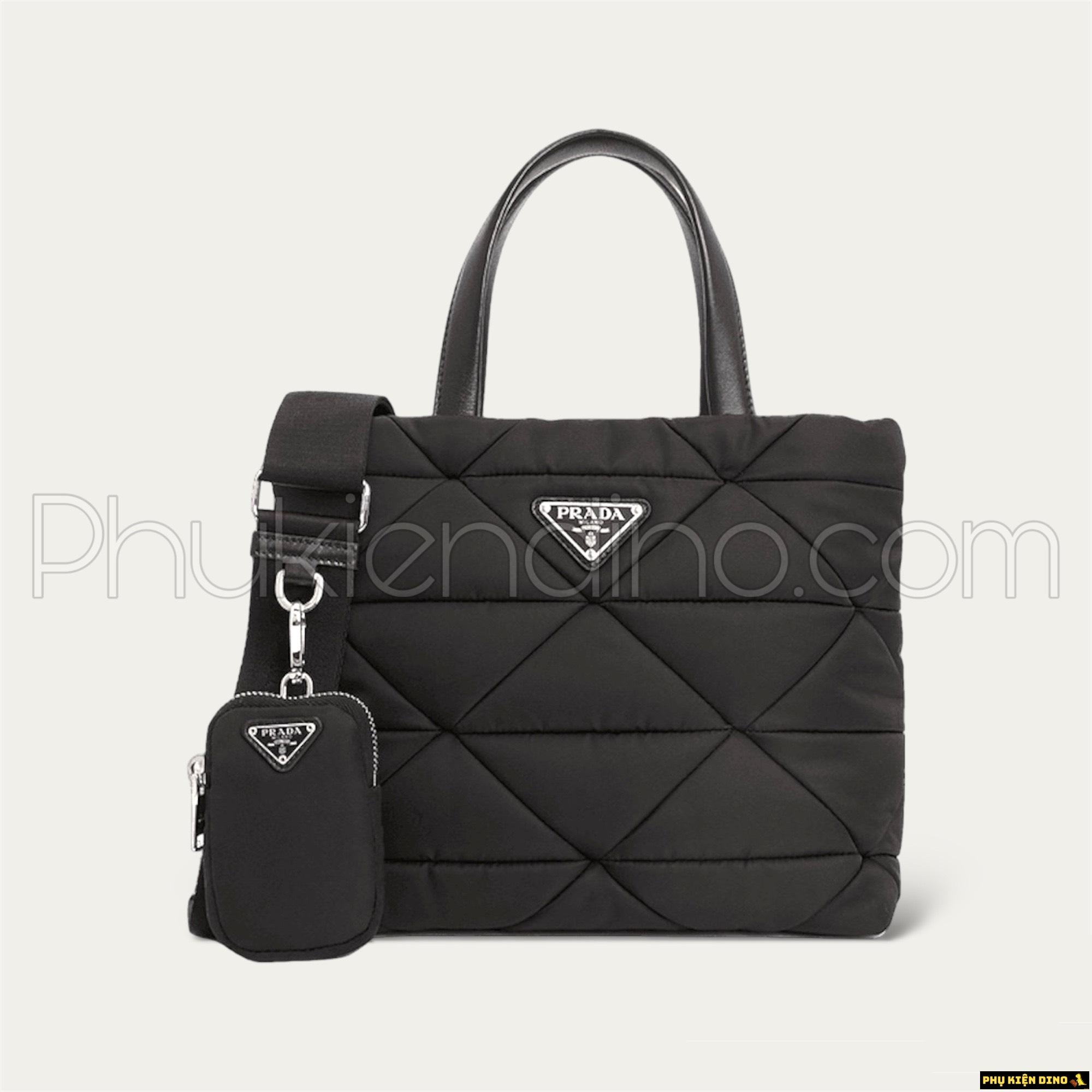 Túi Giỏ Xách Nữ Prada Mini Black Màu Đen 1 Túi Giỏ Xách Nữ Prada Mini Black Màu Đen Like Auth