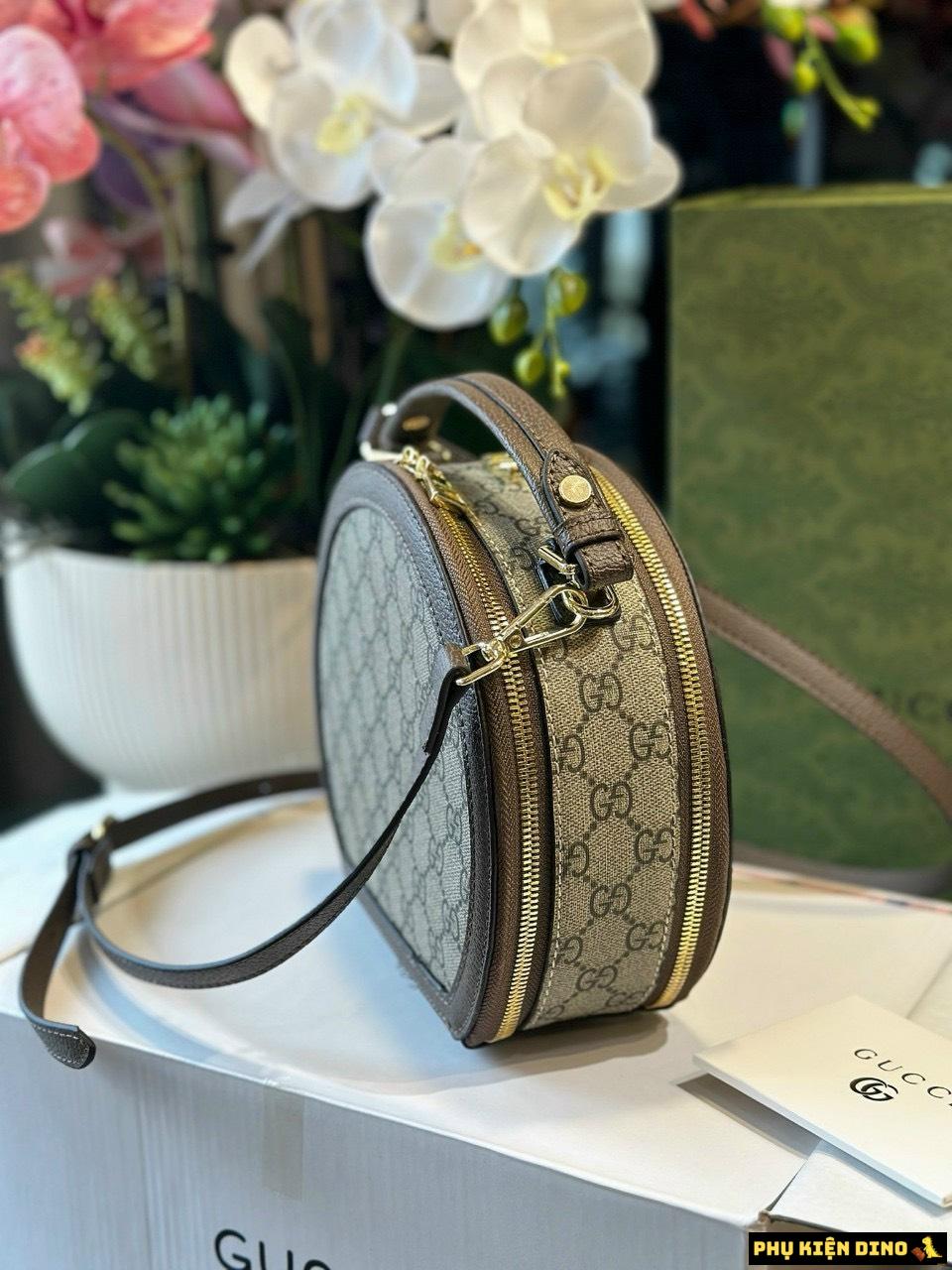 Túi Gucci Ophidia GG Round Shoulder Bag 4 Túi Gucci Ophidia GG Round