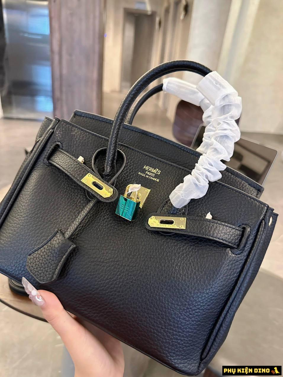 Túi Hermes Birkin Size 25 Da Đẹp Màu Đen Nâu 11 Túi Hermes Birkin Black Size 25