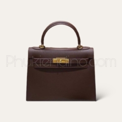 Túi Hermes Birkin Ebone Togo Đỏ Rượu Size 21 và Size 25