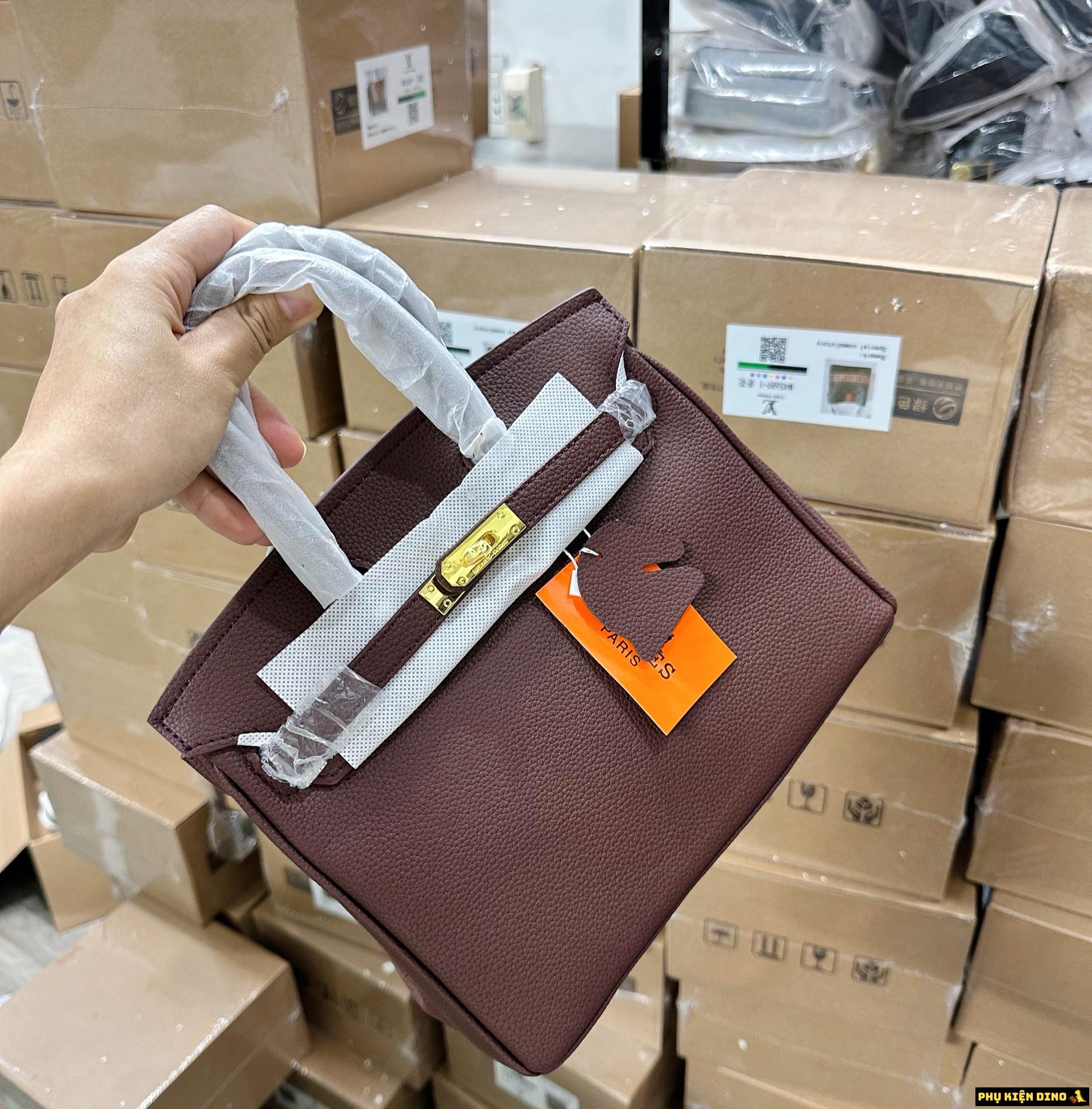 Túi Hermes Birkin Ebone Togo Đỏ Rượu Size 21 và Size 25 4 Túi Hermes Birkin Ebone Togo Đỏ Rượu Size 25