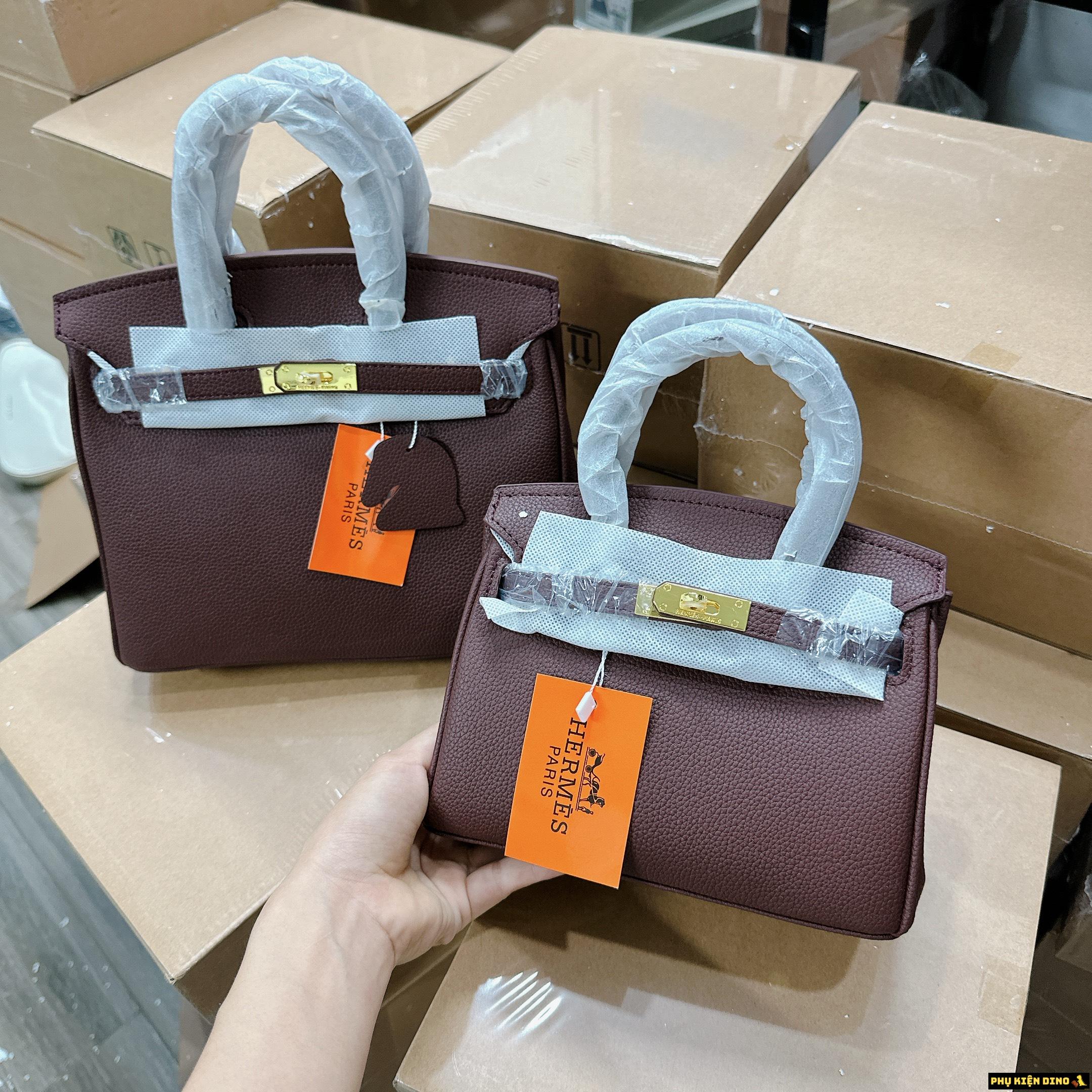 Túi Hermes Birkin Ebone Togo Đỏ Rượu Size 21 và Size 25 3 Túi Hermes Birkin Ebone Togo Đỏ Rượu