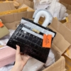 Túi Hermes Da Rắn Cao Cấp Size 25 Trắng Đen Hồng Kem 12 Túi Hermes Da Rắn Cao Cấp Size 25 Màu Đen
