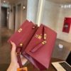 Túi Hermes Kelly Size 22 Trắng Đen Đỏ Đô 20 Túi Hermes Kelly Size 22 Đỏ
