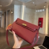 Túi Hermes Kelly Size 22 Trắng Đen Đỏ Đô 19 Túi Hermes Kelly Size 22 Kẹp nách Đỏ Đô