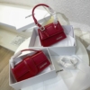 Túi Jacquemus Form Dài Vuông 4 Màu Trắng Đen Đỏ Nâu 8 Túi Jacquemus Le Dáng Dài Màu Đỏ