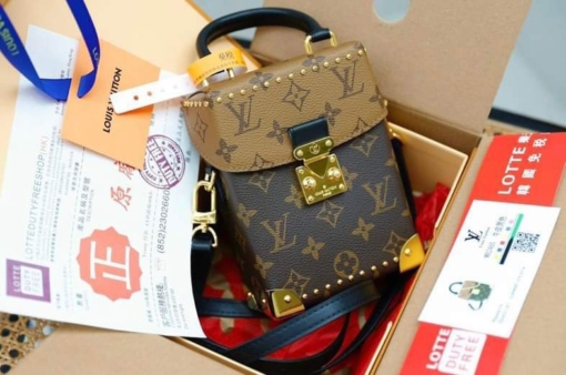 Túi Louis Vuitton Camera Box Bag Reverse Monogram Canvas