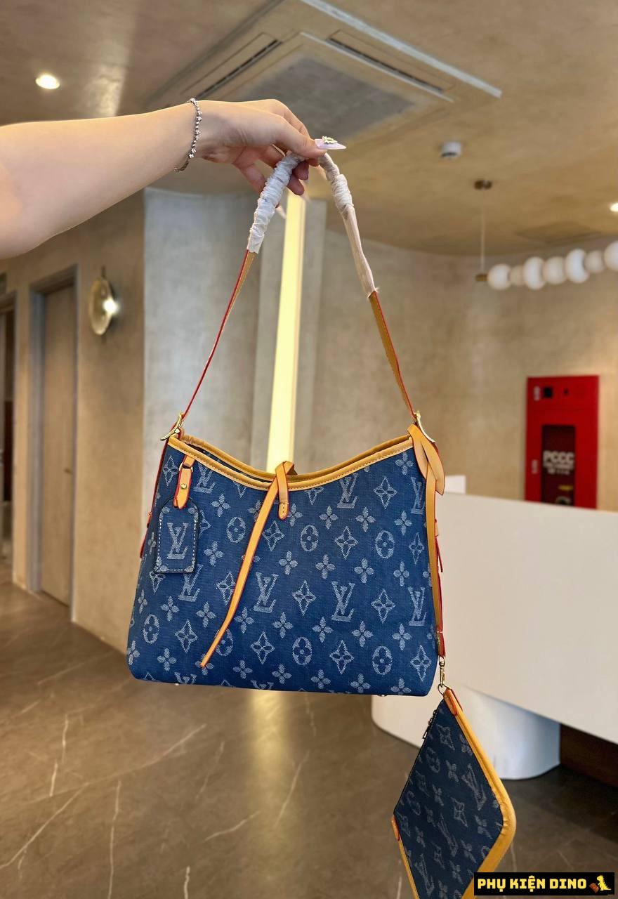 Set 2 Túi Louis Vuitton LV Xanh Denim Size 25 7 Túi Louis Vuitton LV Xanh Denim