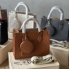 Túi LV Louis Vuitton Onthego Tote Bag 5 Màu Đen Nâu Kem Trắng Xám 9 Túi LV Louis Vuitton Onthego Màu Nâu