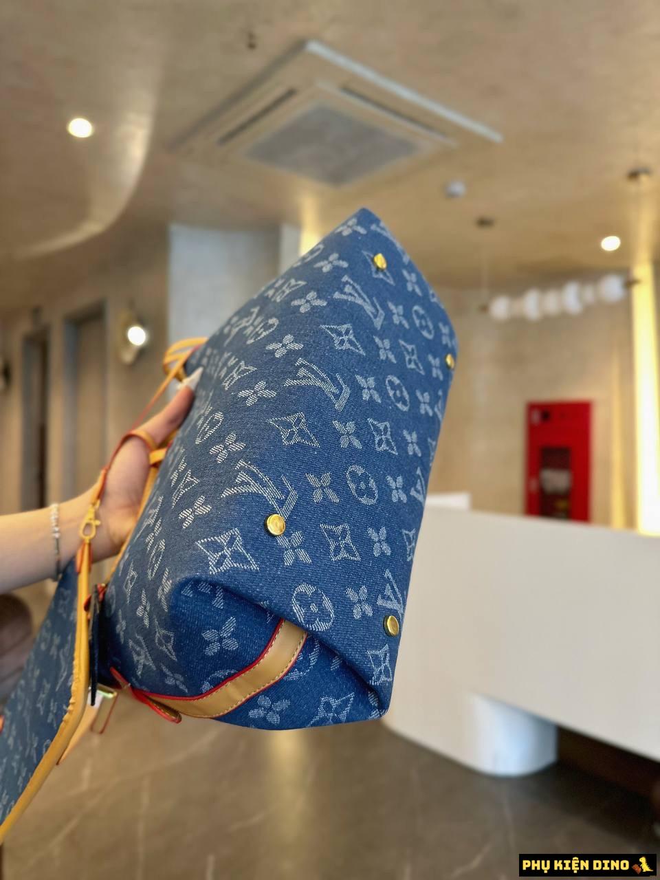 Set 2 Túi Louis Vuitton LV Xanh Denim Size 25 4 Túi LV Xanh Denim Size 25