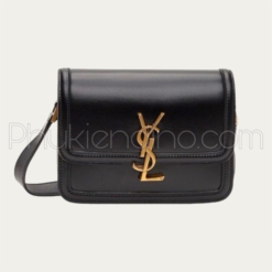 Túi Nữ Saint Laurent YSL Solferino Medium Satchel Black White