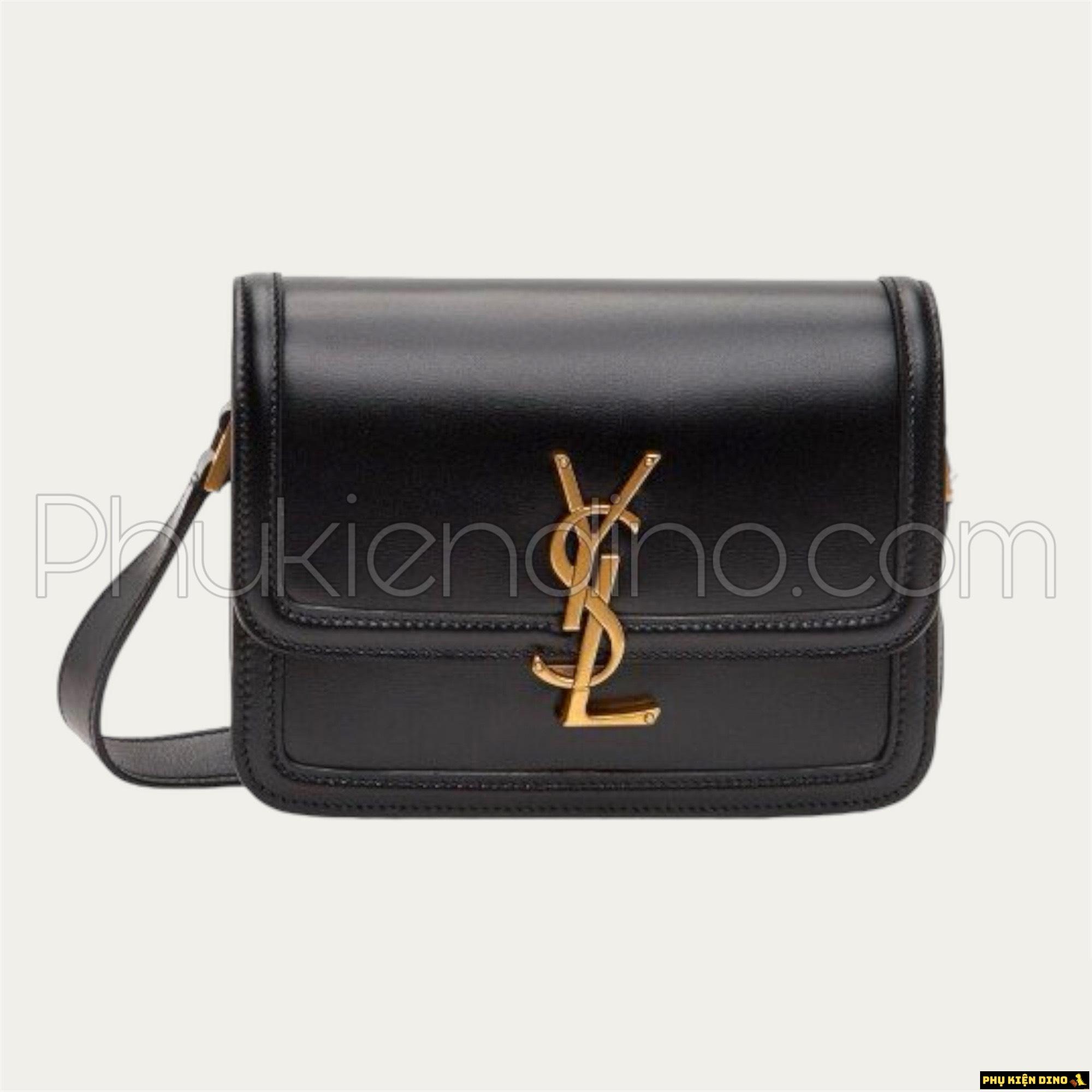 Túi Nữ Saint Laurent YSL Solferino Medium Satchel Black White 1 Túi Nữ Saint Laurent YSL Solferino Medium Satchel Black White