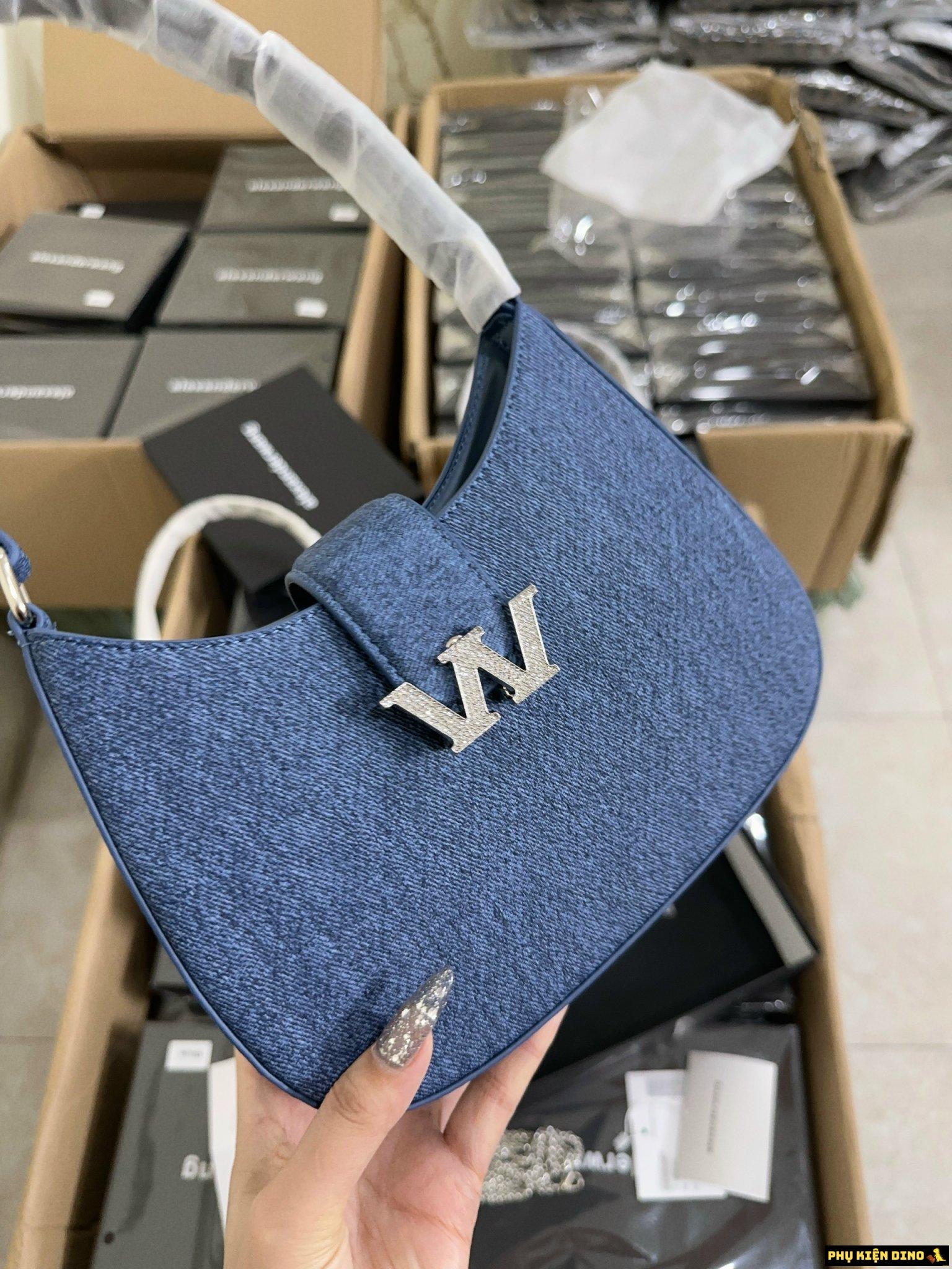 Túi Nữ Alexander Wang W Legacy Small Hobo Denim Blue 20223R02T486 6 Túi Nữ Wang W Blue