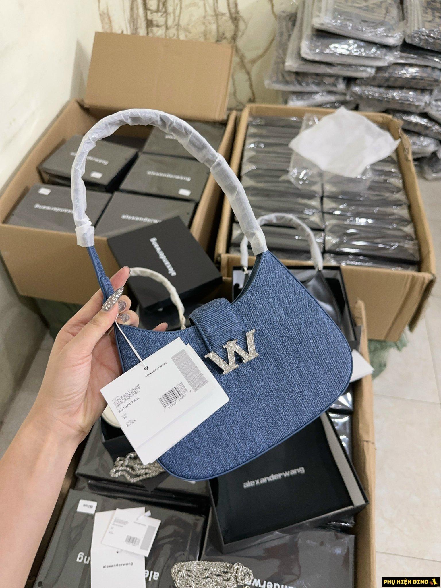 Túi Nữ Alexander Wang W Legacy Small Hobo Denim Blue 20223R02T486 9 Túi Nữ Wang W Xanh Denim