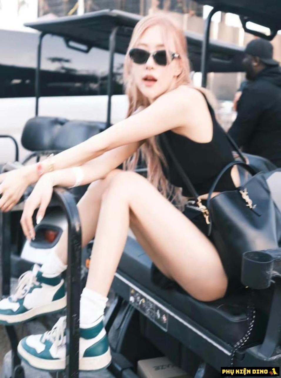 Túi Saint Laurent YSL Le 37 Black White Bucket Mini Size 19 7 Túi Saint Laurent YSL Le 37 Màu Đen Blackpink