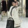 Túi Saint Laurent YSL Le 37 Black White Bucket Mini Size 19 16 Túi Saint Laurent YSL Le 37 màu Đen Nhỏ