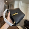 Túi Saint Laurent YSL Le 37 Black White Bucket Mini Size 19 14 Túi Saint Laurent YSL Màu Đen Khóa Vàng