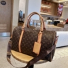 Túi Trống Du Lịch Louis Vuitton LV Monogram Nâu Size 50 14 Túi Trống Du Lịch Louis Vuitton LV