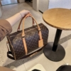 Túi Trống Du Lịch Louis Vuitton LV Monogram Nâu Size 50 12 Túi Trống Louis Vuitton LV Nâu