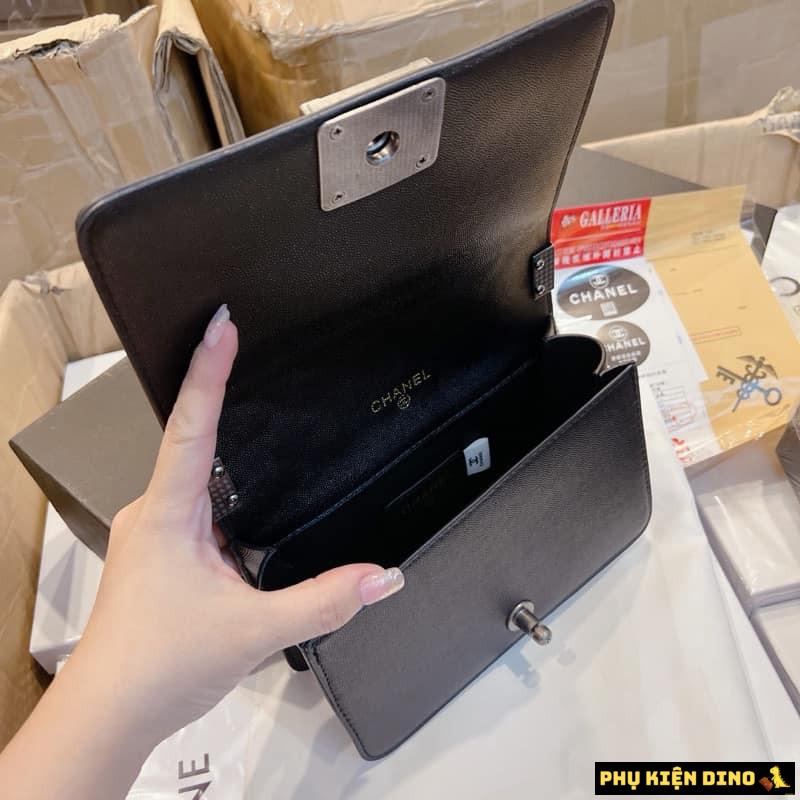 Túi Chanel Ruthenium Finish Metal Black A67085-Y09953-94305 7 Túi Xách Chanel Size 20 Black