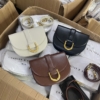 Túi Charles & Keith CNK Gabine Saddle Bag 3 Màu Trắng Đen Nâu 10 Túi Xách Charles & Keith Gabine Saddle Bag Đen Kem Nâu