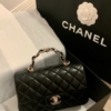 Túi Xách Nữ Chanel CC Mini Size 20 Black White Grey 21 Túi Xách Nữ Chanel CC Mini Size 20 Black