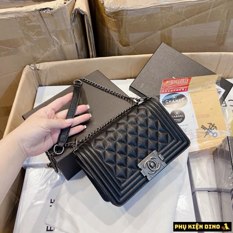 Túi Chanel Ruthenium Finish Metal Black A67085-Y09953-94305 5 Túi Xách Nữ Chanel Màu Đen Ô Trám