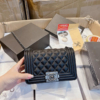 Túi Chanel Ruthenium Finish Metal Black A67085-Y09953-94305 12 Túi Xách Nữ Chanel Size 20 màu Đen Ô Trám