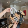 Túi Xách Tay Đeo Chéo Burberry Nâu Quai Đen 15 Túi Xách Tay Burberry Brown Black