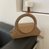 Túi Xách Tay Đeo Chéo Quai Tròn Nội Địa Trung Cao Cấp 27 Túi Xách Tay Đeo Chéo Quai Tròn Nâu Nhạt