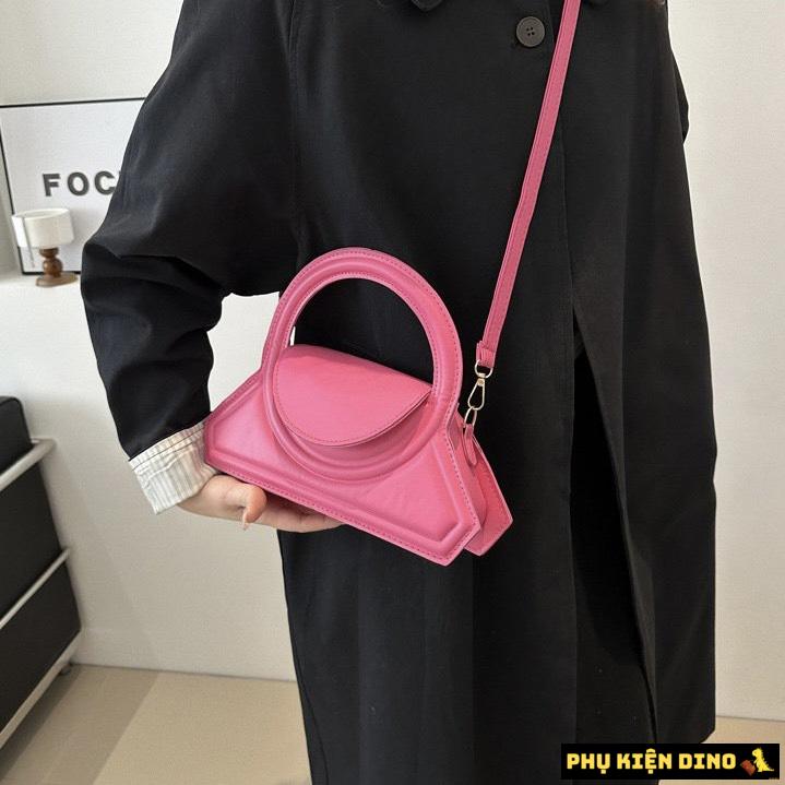 Túi Xách Tay Đeo Chéo Quai Tròn Nội Địa Trung Cao Cấp 11 Túi Xách Tay Đeo Chéo Quai Tròn Nội Địa Trung Cao Cấp Hồng Pink