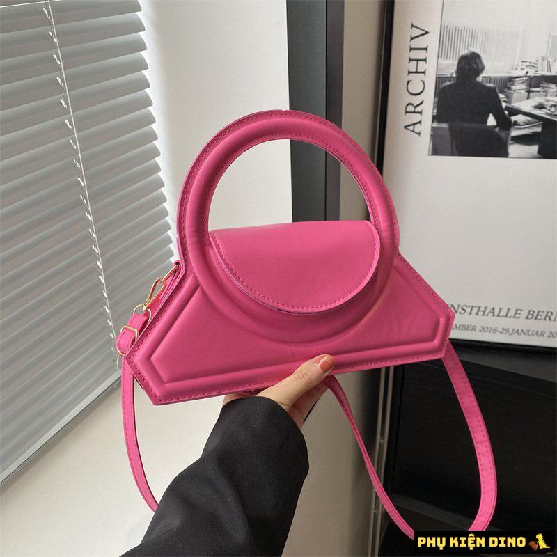 Túi Xách Tay Đeo Chéo Quai Tròn Nội Địa Trung Cao Cấp 10 Túi Xách Tay Đeo Chéo Quai Tròn Nội Địa Trung Cao Cấp Màu Hồng