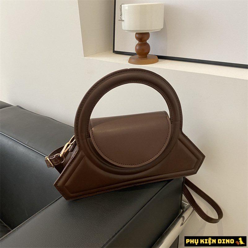 Túi Xách Tay Đeo Chéo Quai Tròn Nội Địa Trung Cao Cấp 8 Túi Xách Tay Đeo Chéo Quai Tròn Nội Địa Trung Cao Cấp Nâu Đạm