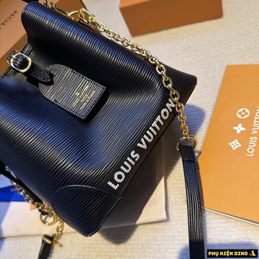 Túi LV Louis Vuitton Leather Neonoe Size 20 Xước Đen Nâu 6 Túi Xách Tay LV Louis Vuitton Màu Đen
