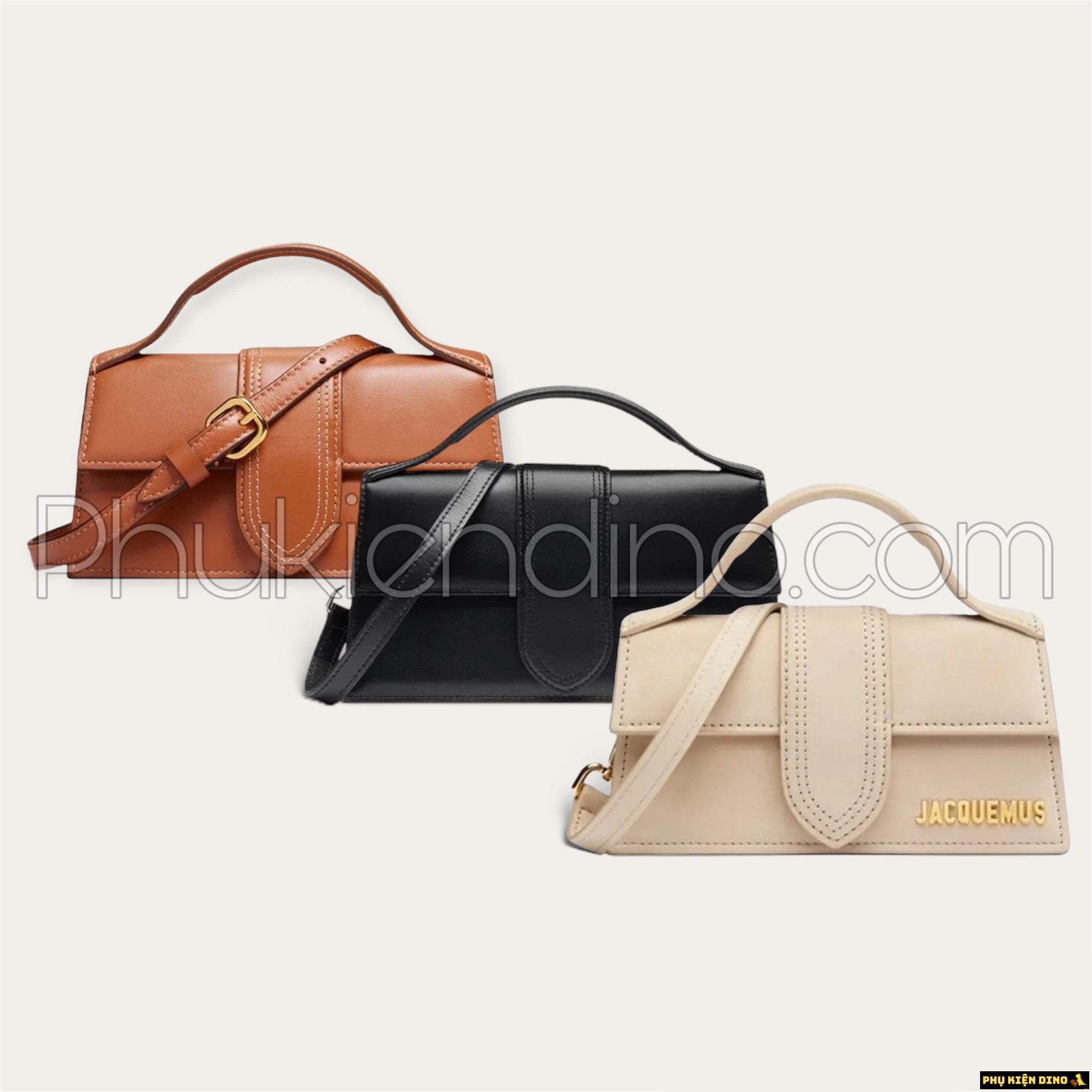 Túi Xách Tay Nữ Jacquemus Le Grand Bambino Đen Nâu Kem 1 Túi Xách Tay Nữ Jacquemus Le Grand Bambino Đen Nâu Kem Siêu Cao cấp