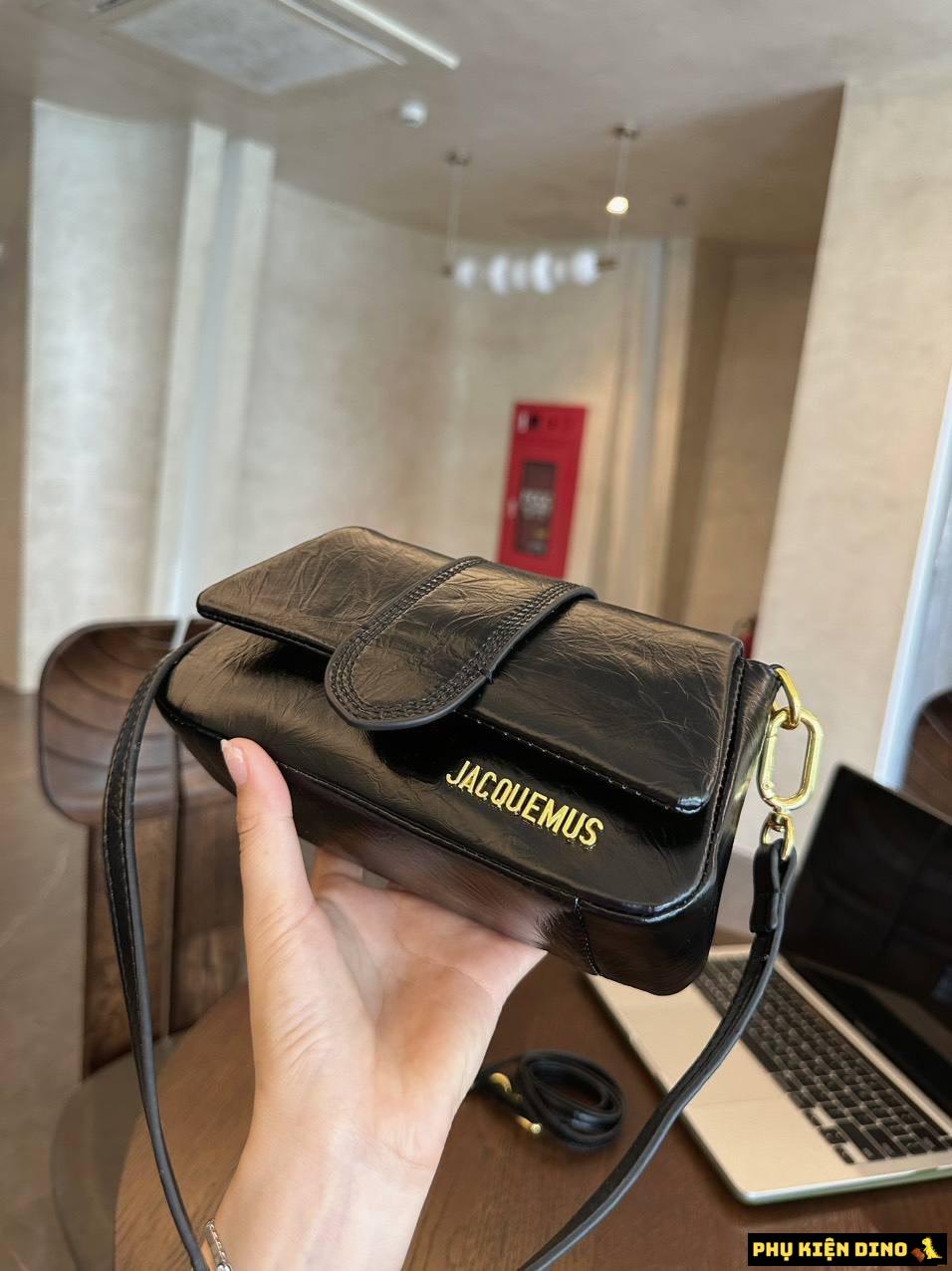 Túi Xách Tay Nữ Jacquemus Le Grand Bambino Đen Nâu Kem 8 Túi Xách Tay Nữ Jacquemus Le Grand Bambino Màu Đen