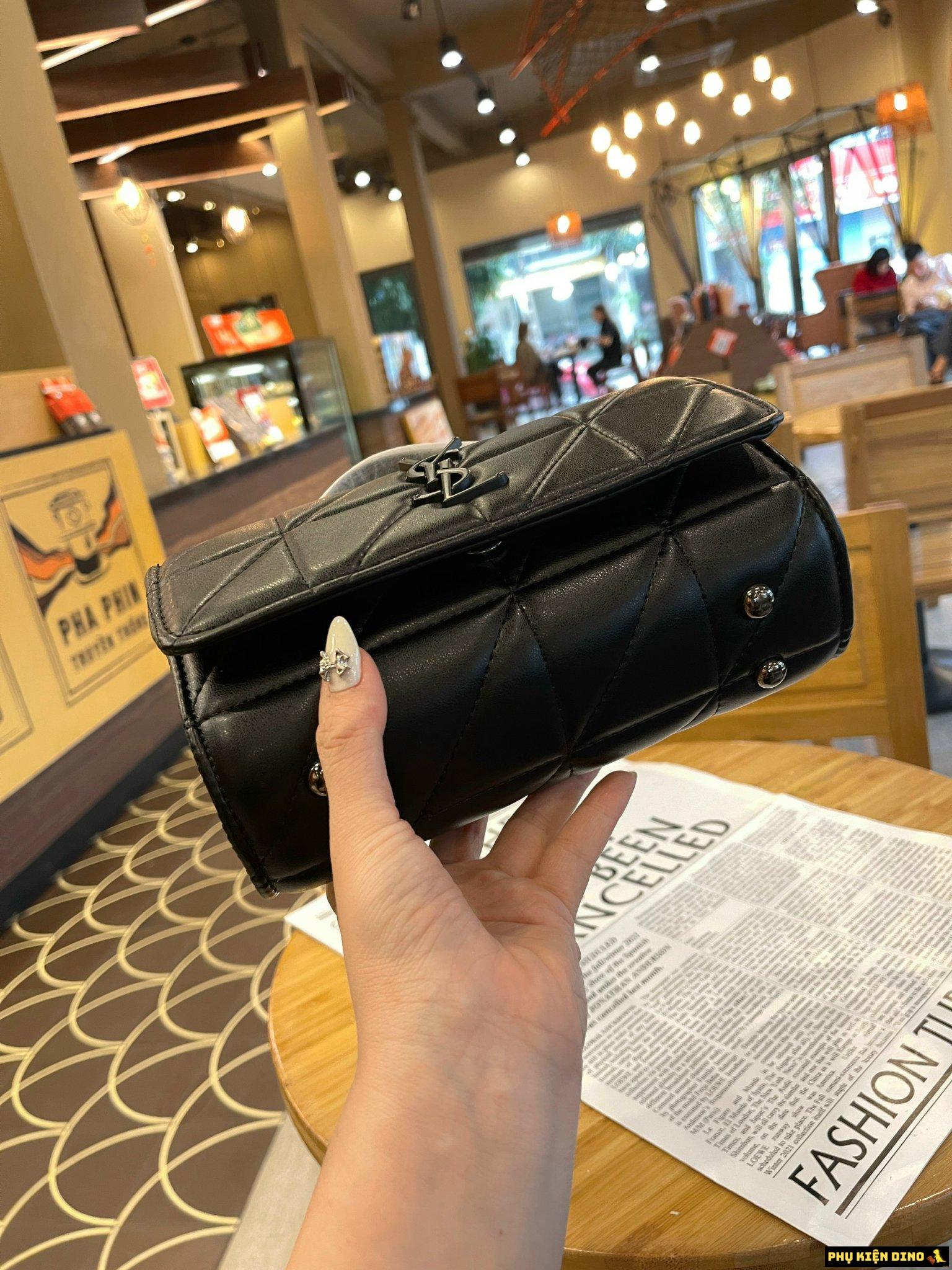 Túi Xách Nữ YSL Saint Laurent Ô Trám Màu Đen 5 Túi xách YSL Saint Laurent Màu Đen