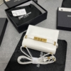 Túi Saint Laurent YSL Manhattan Small Crossbaby Bag Black White Yellow 18 Túi YSL Manhattan Màu Trắng Fullbox
