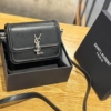 Túi Nữ Saint Laurent YSL Solferino Medium Satchel Black White 13 Túi YSL Solferino Medium Satchel màu Đen Fullbox