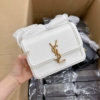 Túi Nữ Saint Laurent YSL Solferino Medium Satchel Black White 10 Túi YSL White Solferino Medium Satchel Bag màu Trắng