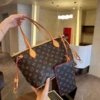 Set 2 Túi Tote Louis Vuitton LV 3 Màu Nâu Trắng Denim Size 35 17 Set 2 Túi Tote Louis Vuitton LV Họa Tiết Màu Nâu Size 35