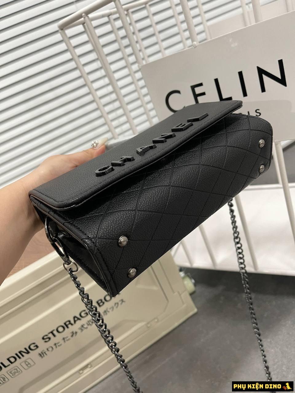 Túi Chanel Màu Đen Size 20 Xích Đen 6 Túi Chanel Black Size 20 Xích Đen